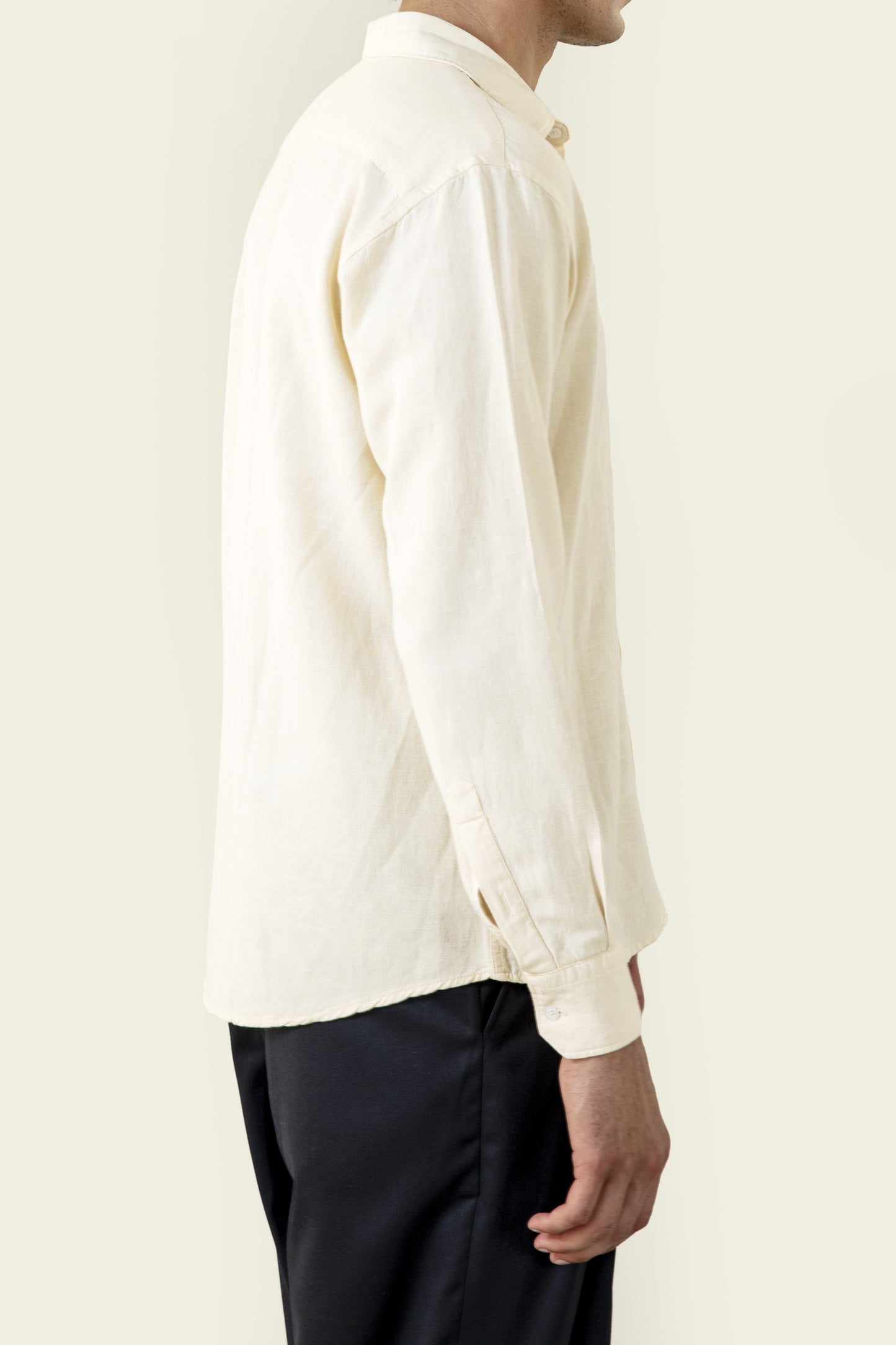 Butter Yellow Button Down Shirt