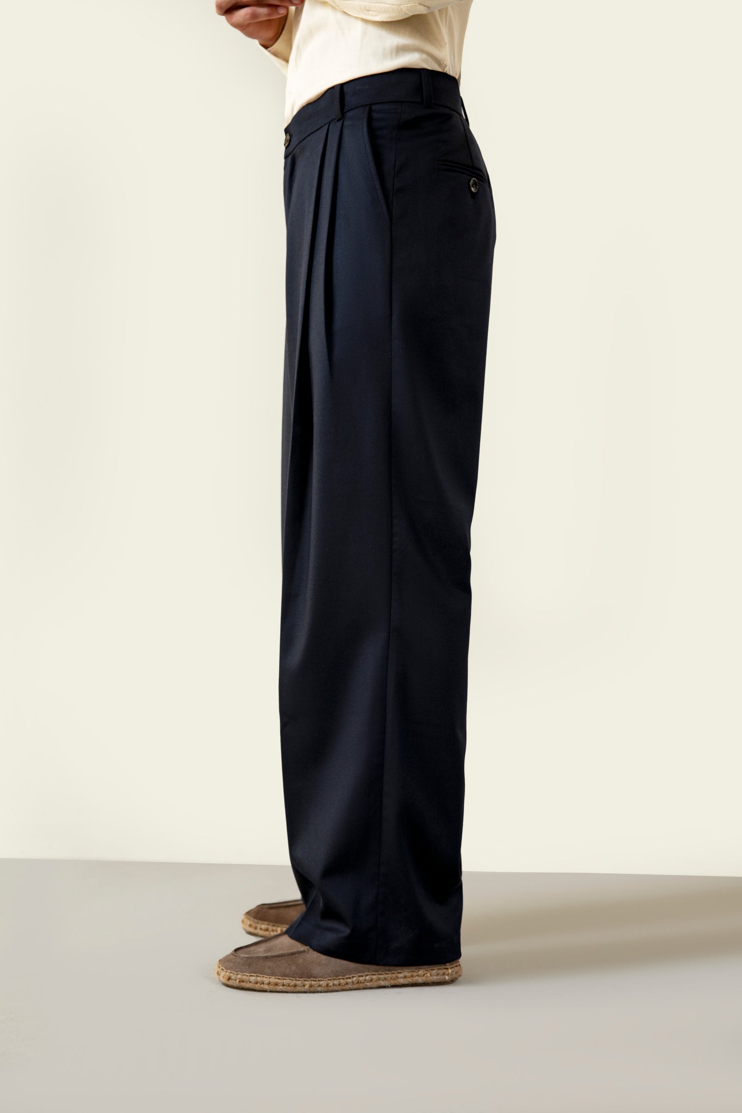 Navy Tailored Pants