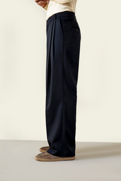 Navy Tailored Pants