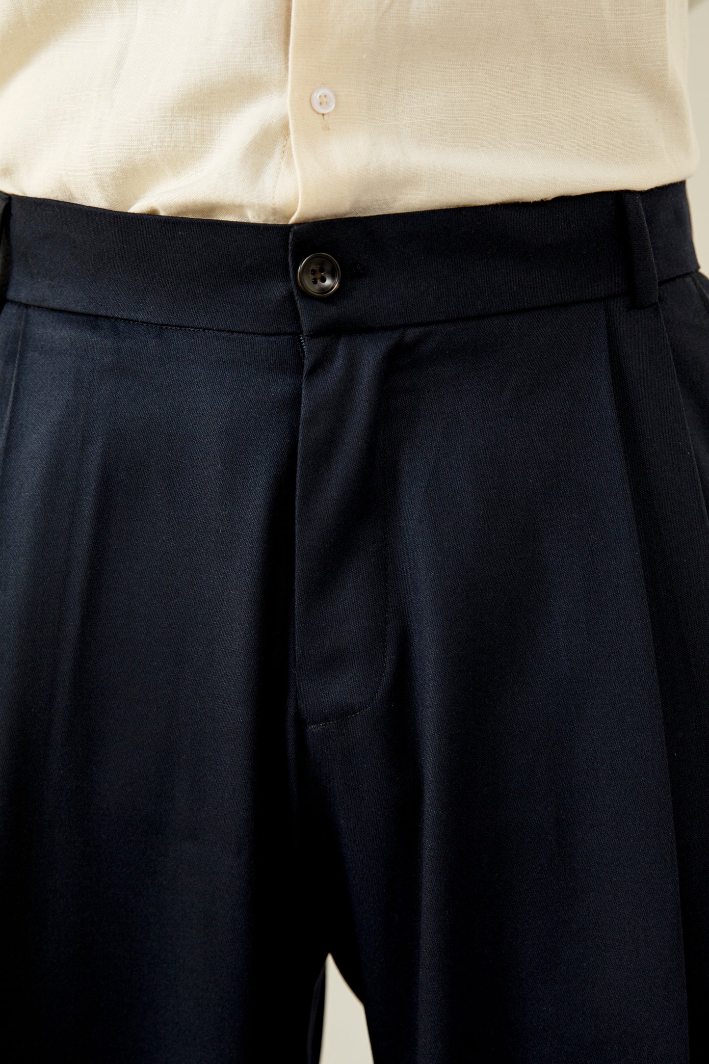 Navy Tailored Pants