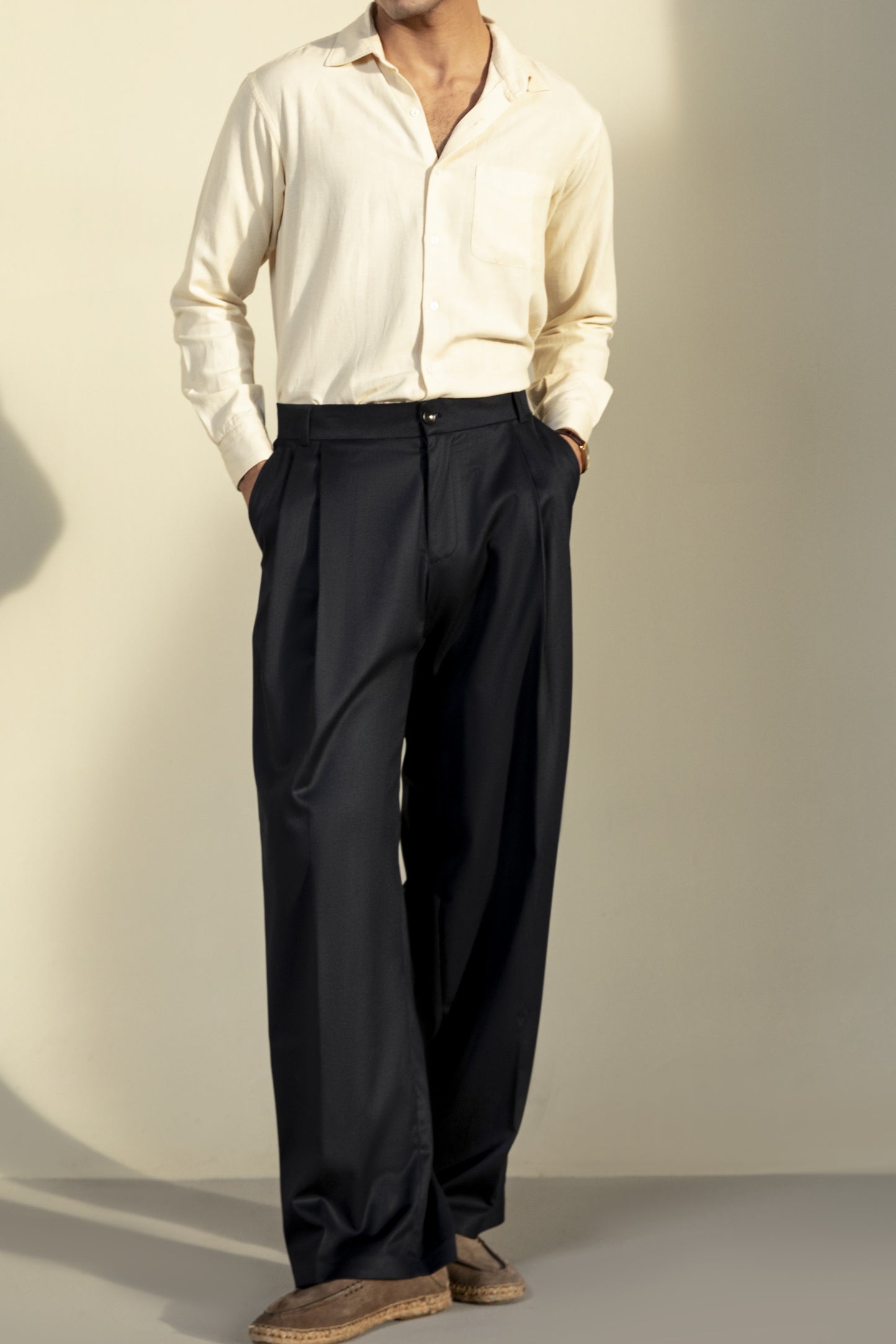 Navy Tailored Pants