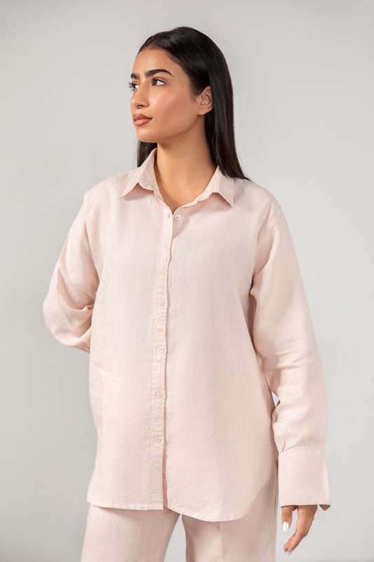 Petal Relaxed Fit Linen Shirt