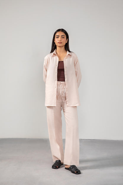 Petal Relaxed Fit Linen Shirt