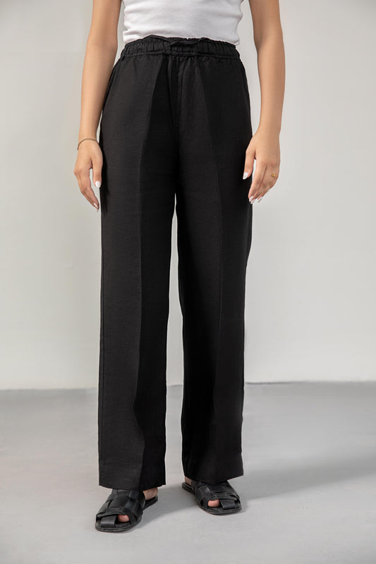Noir Linen Pants