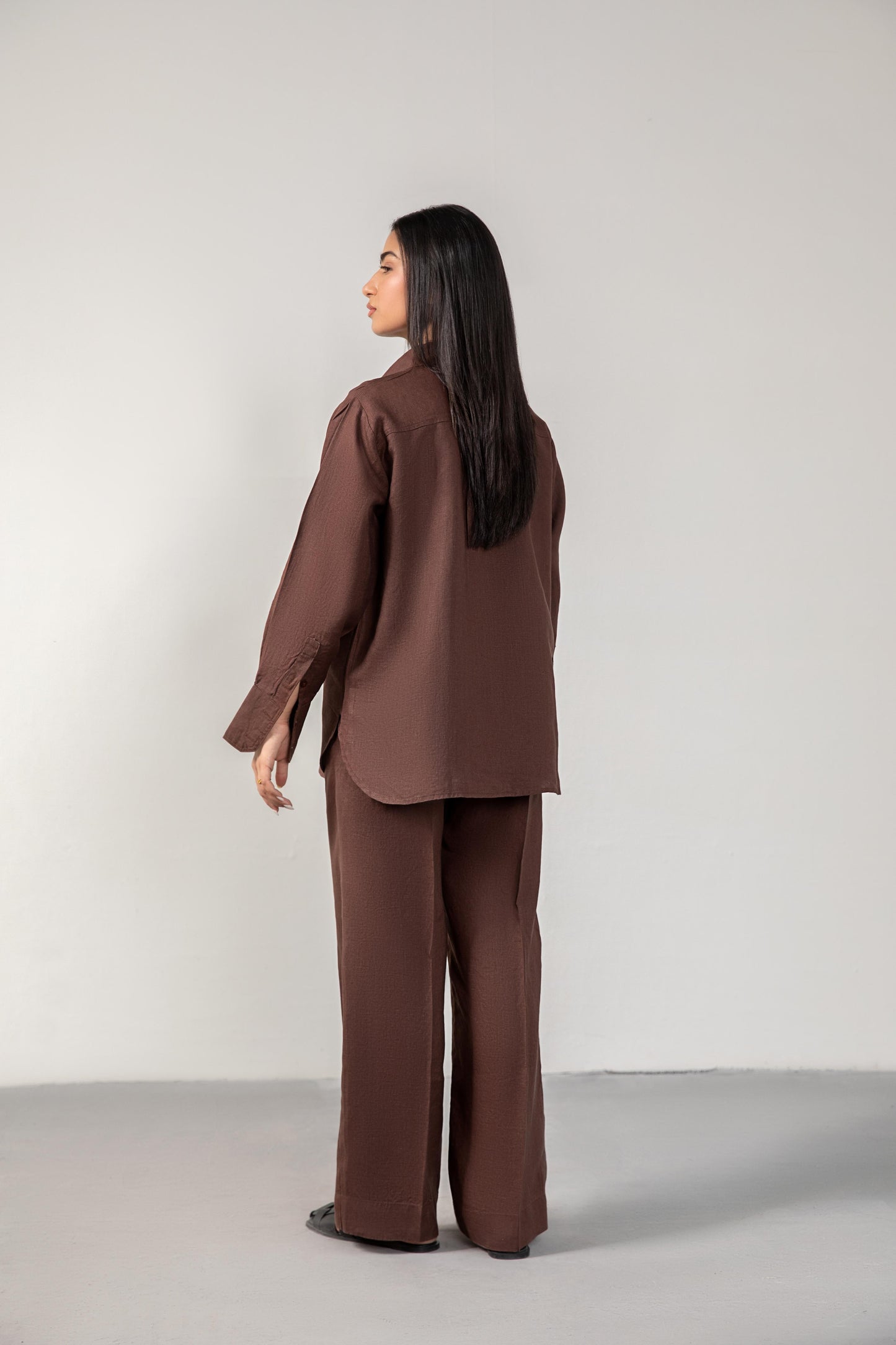 Cocoa Linen Co-ord Set