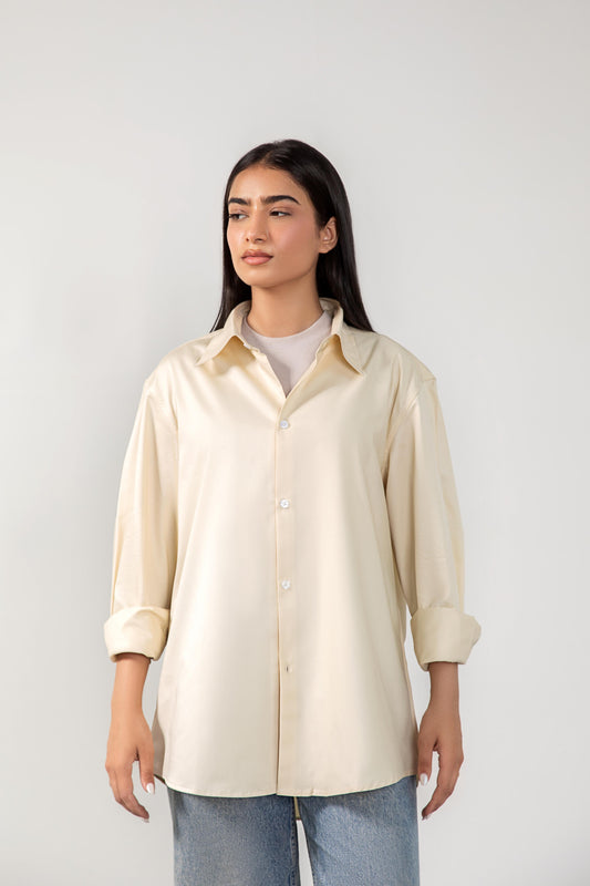 Butter Yellow button-up