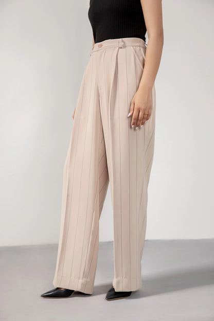 Stripped korean pants