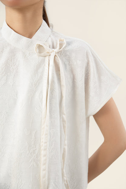 Ivory Kimono Wrap Top