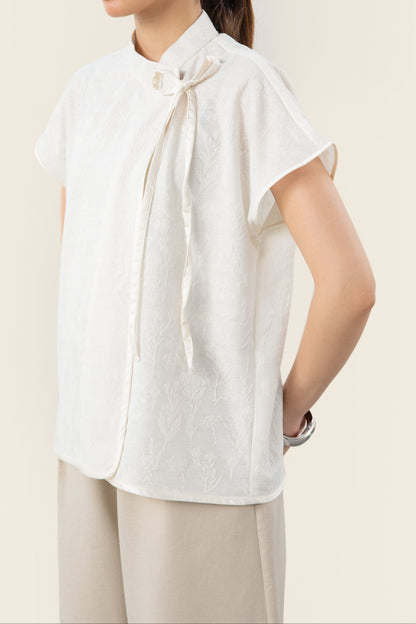 Ivory Kimono Wrap Top