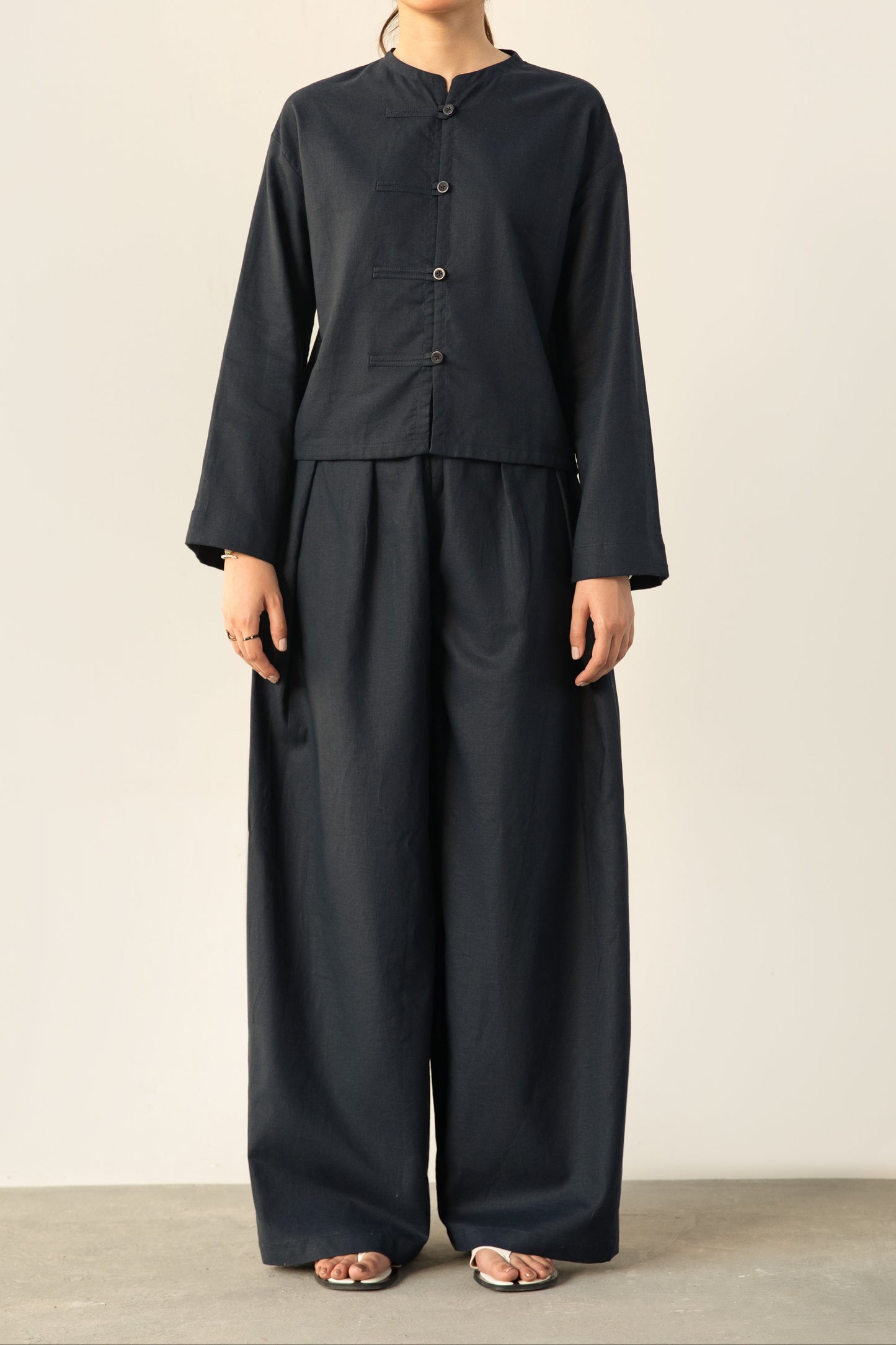 Midnight Japanese Linen Set
