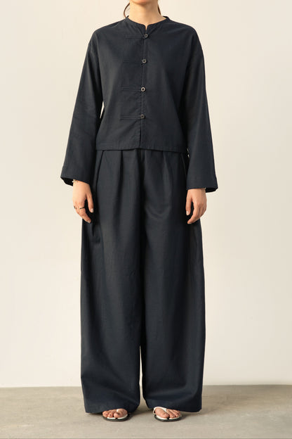 Midnight Japanese Linen Set