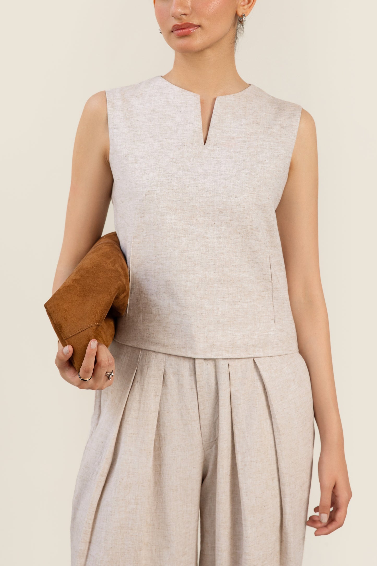 Oatmeal Minimal Shirt