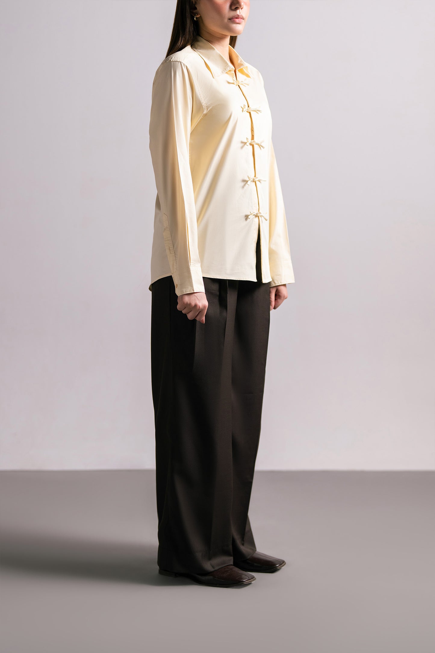 Butter Yellow Button Down