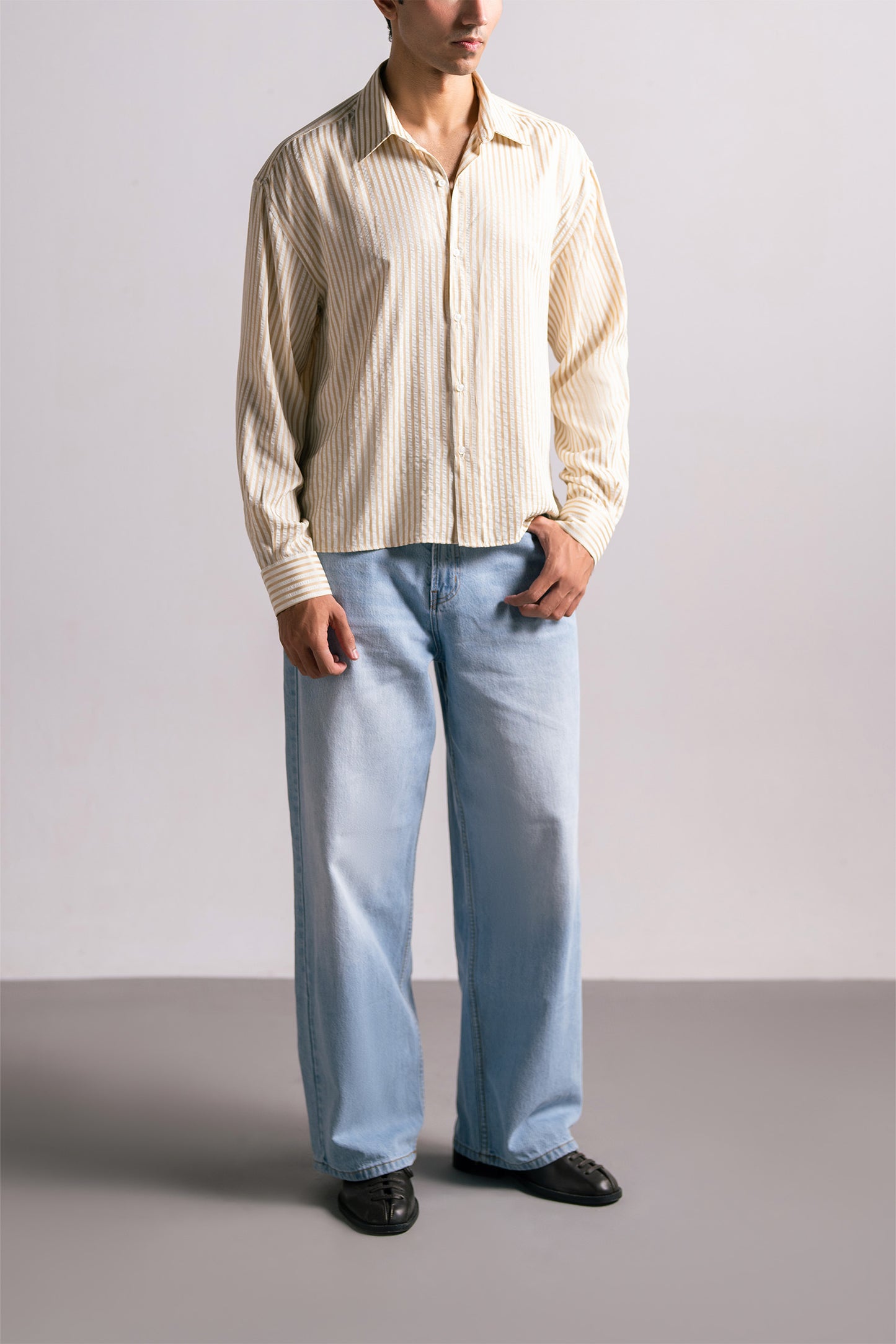 Butter Stripped Button Down
