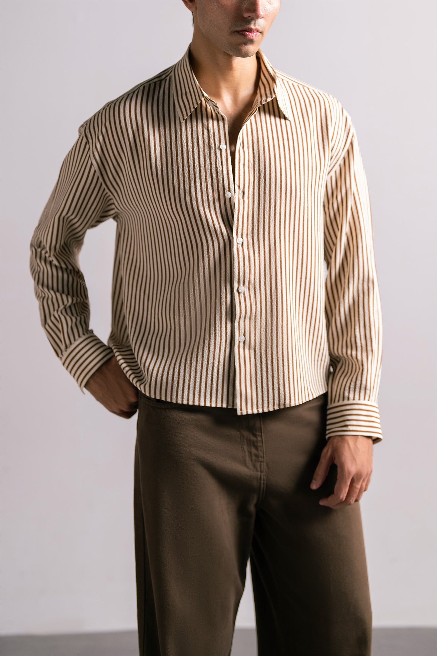 Coco Stripe Shirt Mens