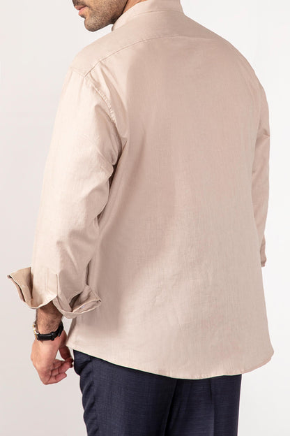 Beige Crewneck Shirt