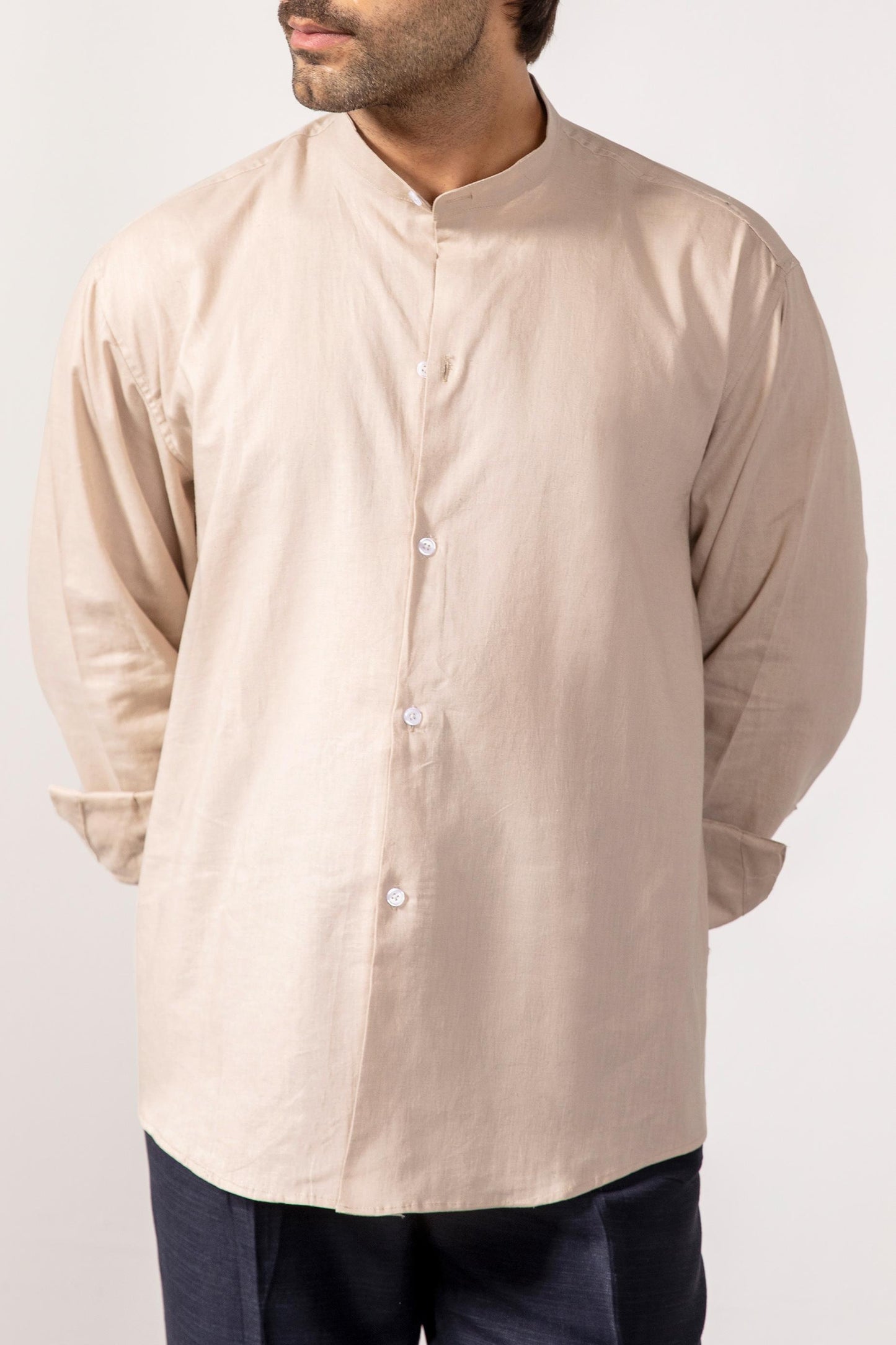 Beige Crewneck Shirt