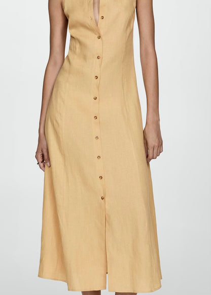 Linen Sleeveless Dress