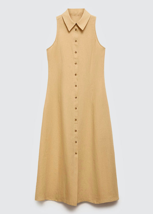 Linen Sleeveless Dress