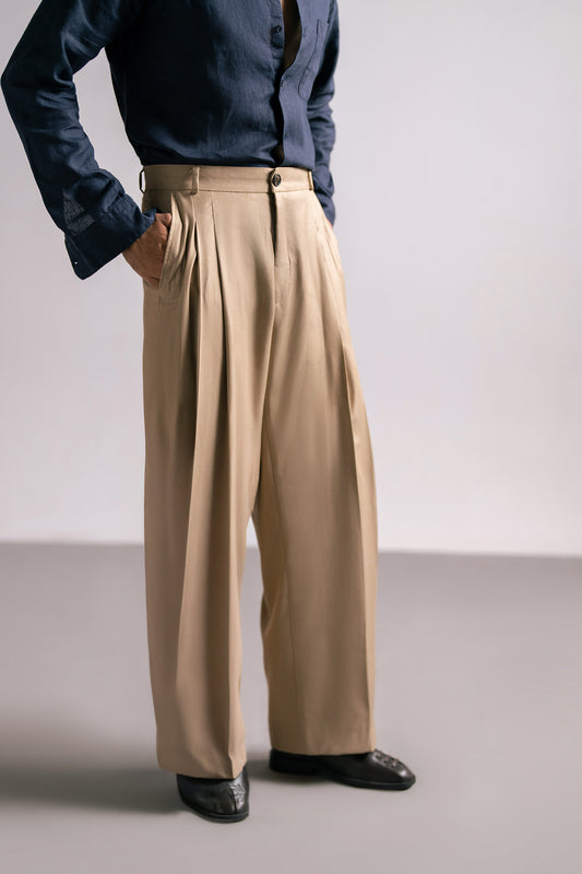 TABI PLEATED PANTS