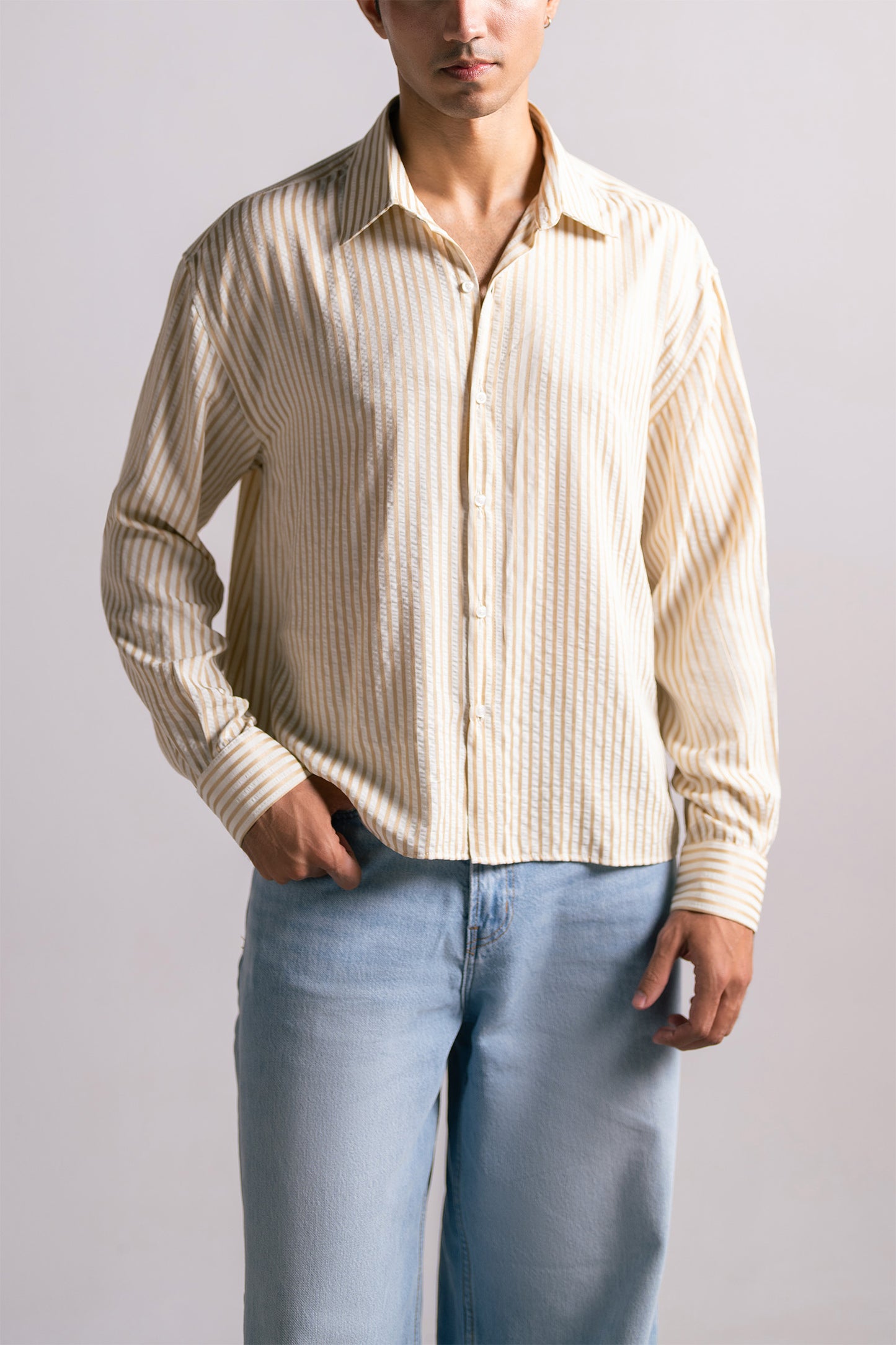 Butter Stripped Button Down