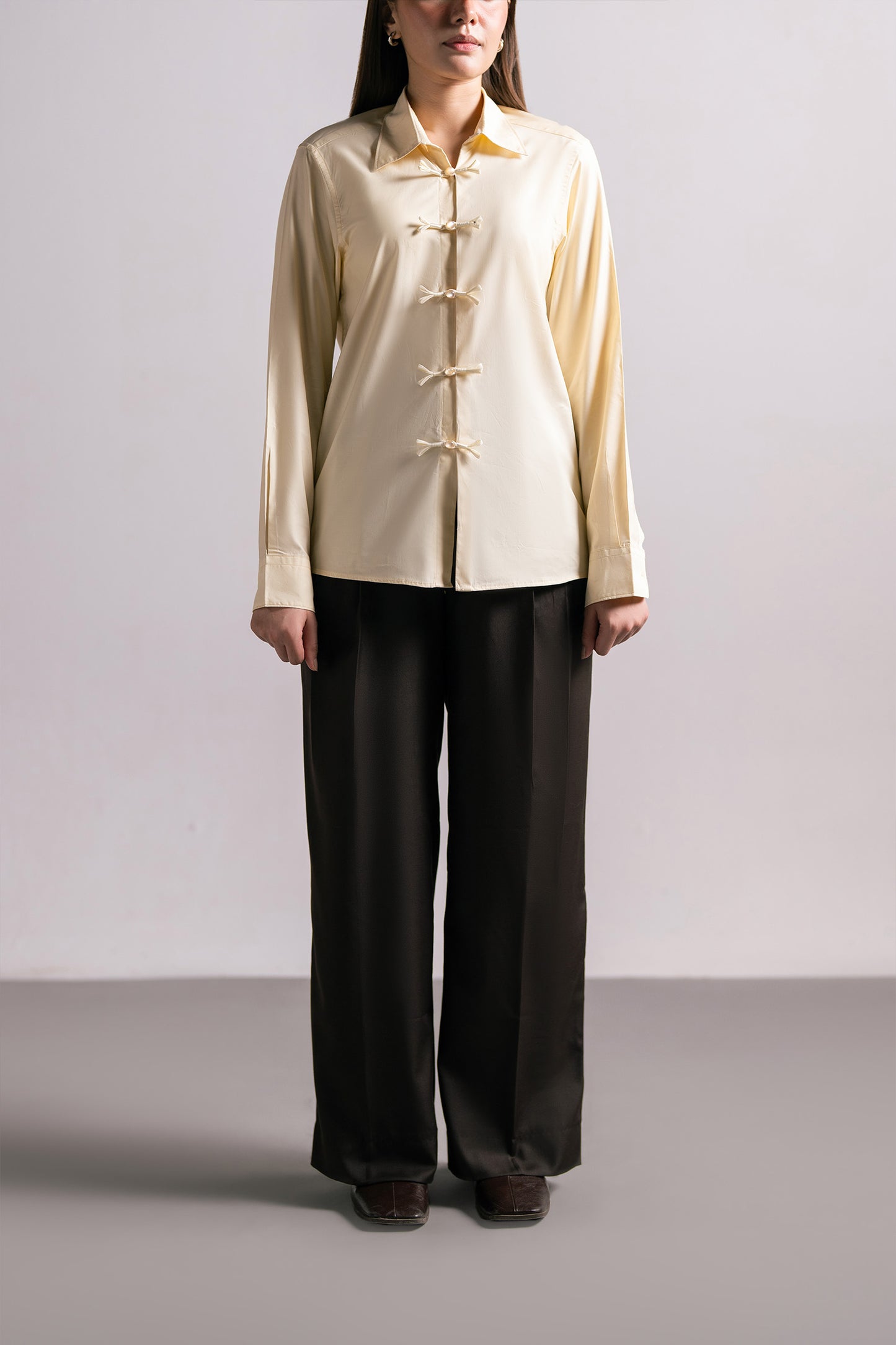 Butter Yellow Button Down