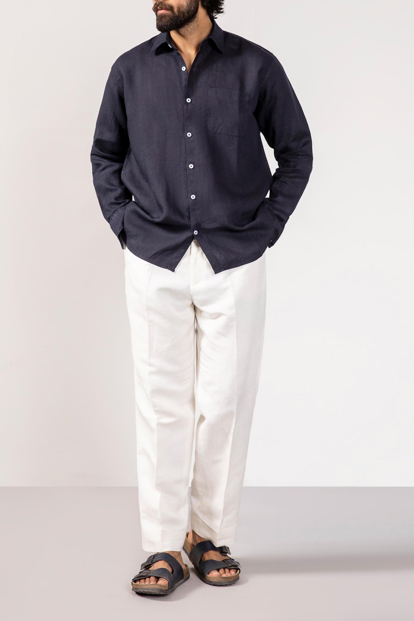Navy Button down shirt
