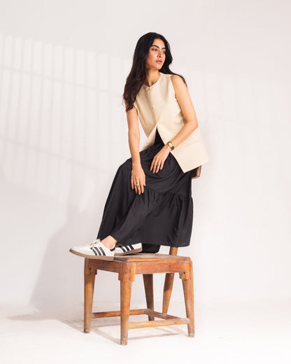 Crewneck waistcoat
