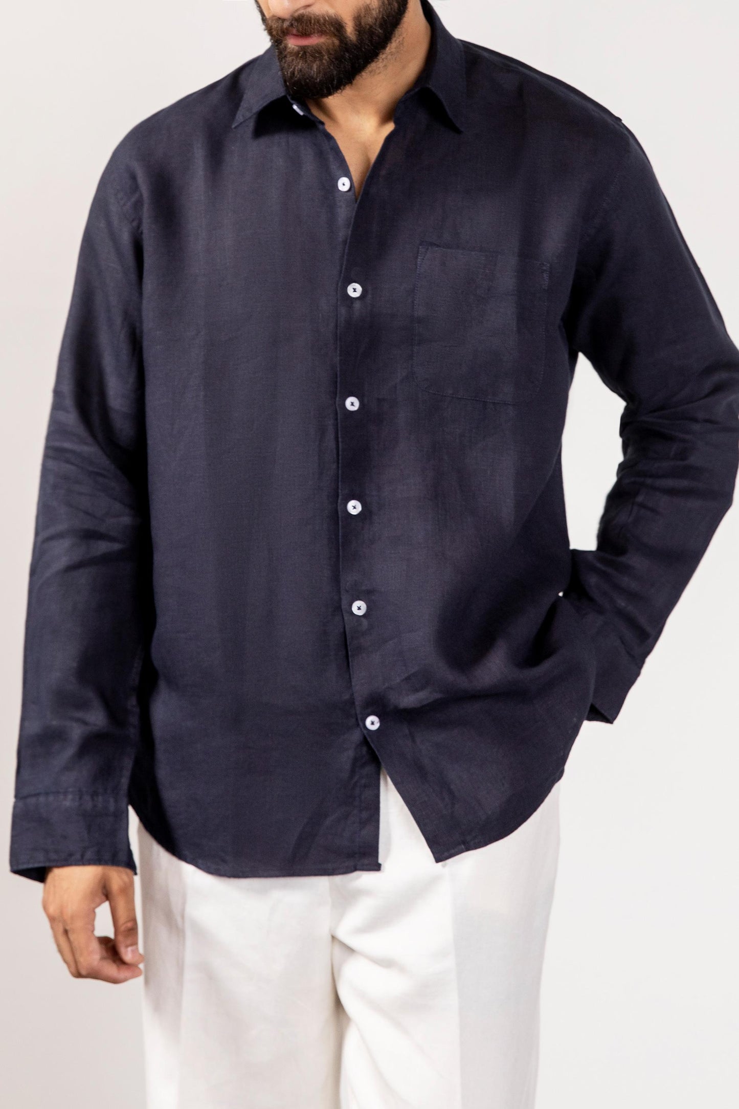 Navy Button down shirt