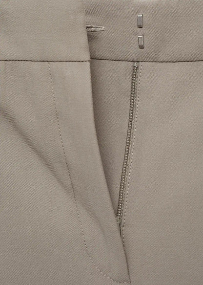 Straight suit trousers