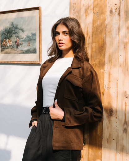 Brown Jacket WOOL