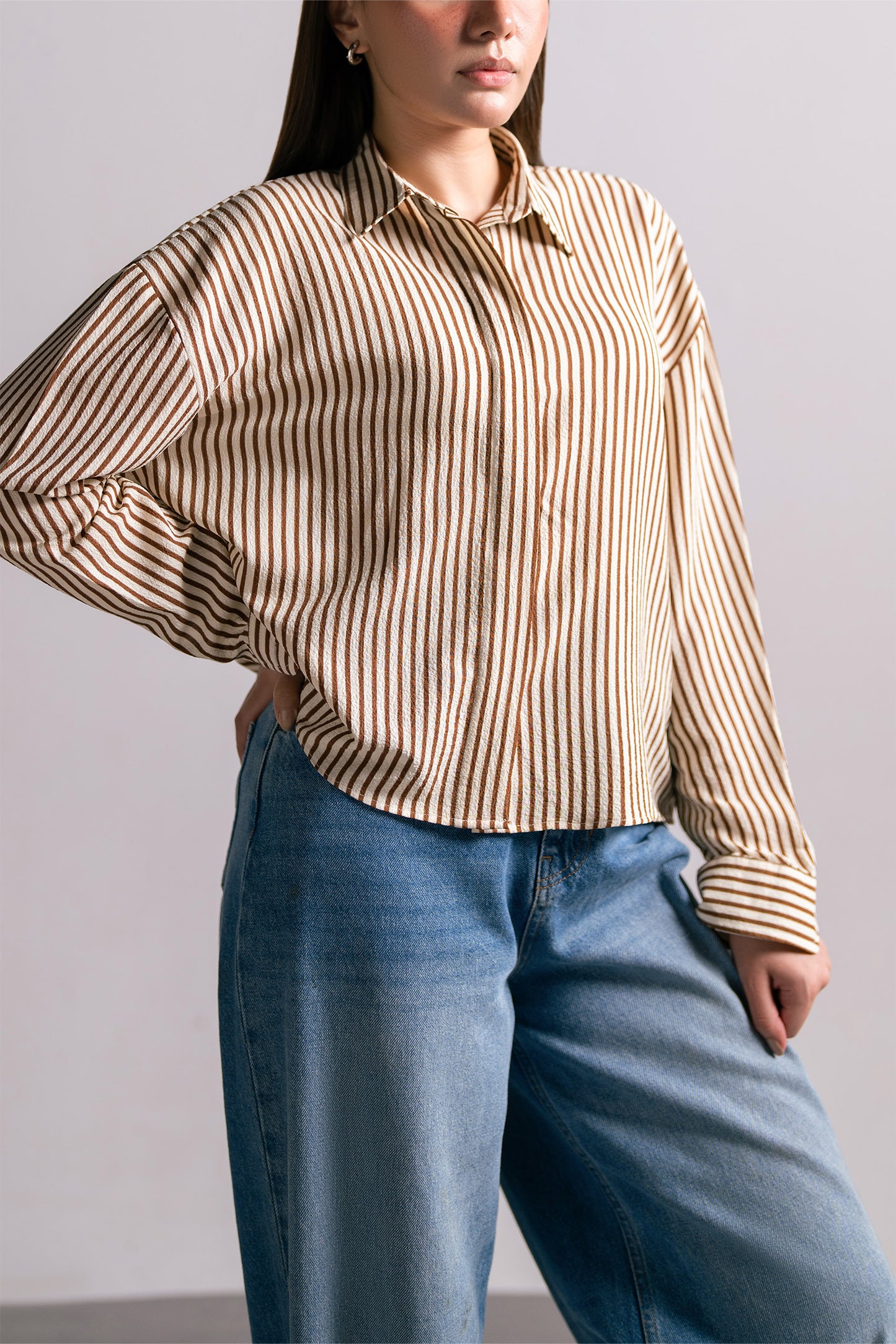 Coco Stripped Button Down