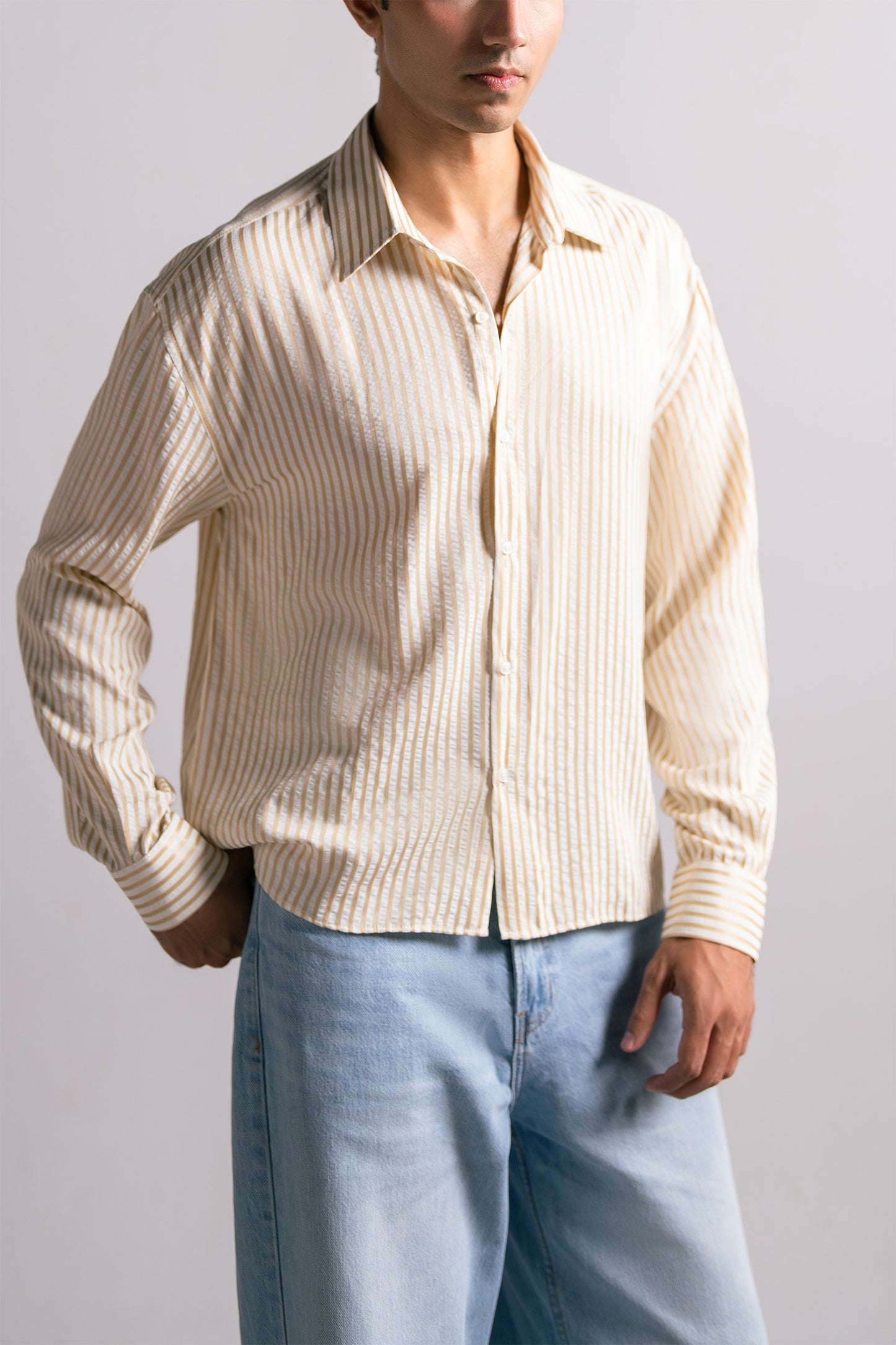 Butter Stripped Button Down