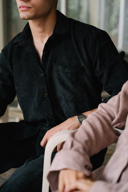 Black Corduroy Shirt