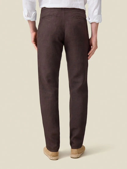 Brown linen Trouser