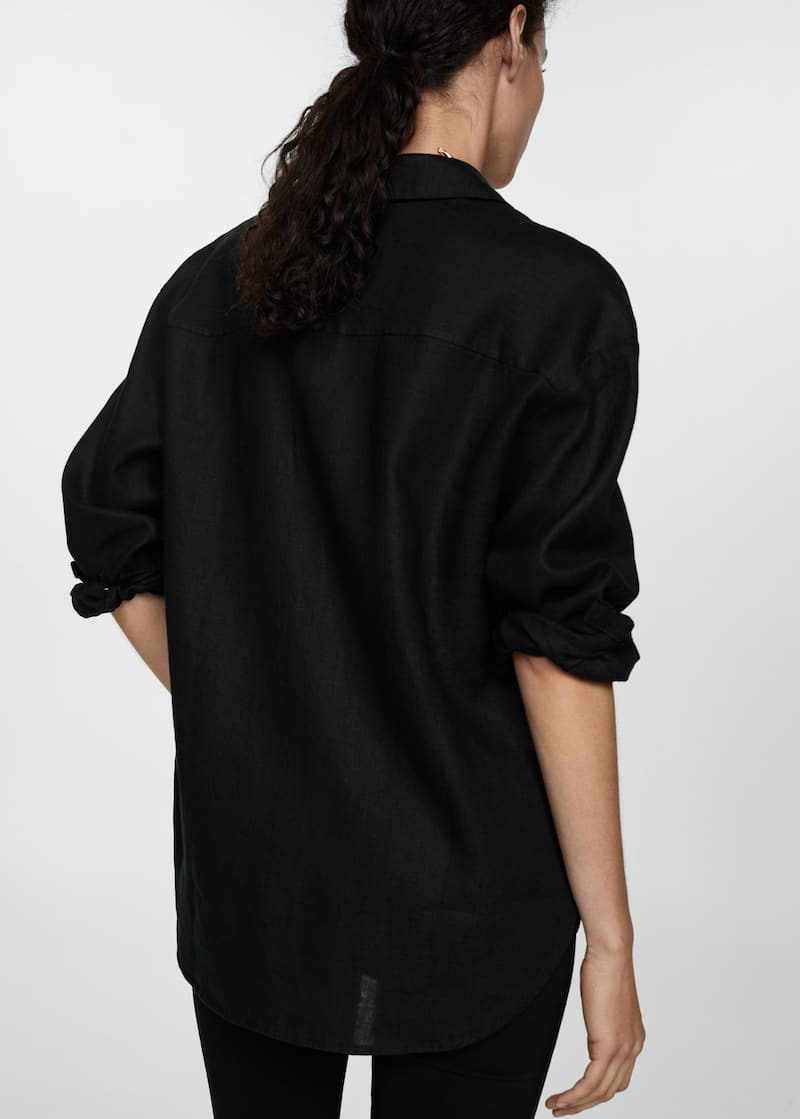 Black Linen Shirt