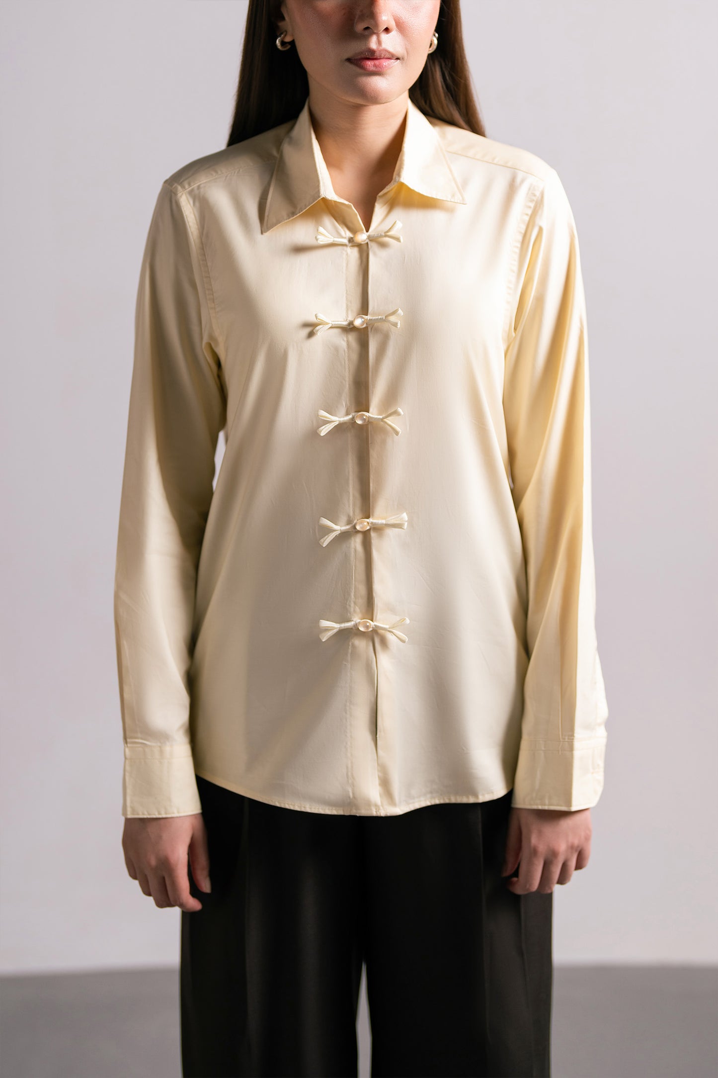 Butter Yellow Button Down