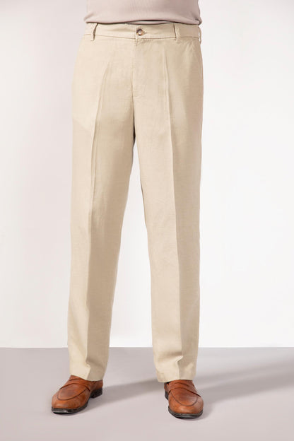 Grey linen trouser