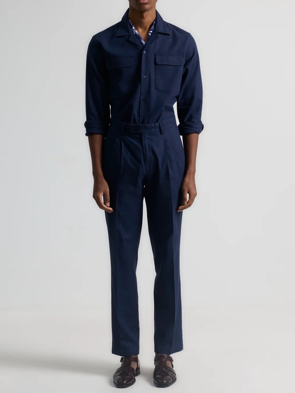 Navy Linen Coordset