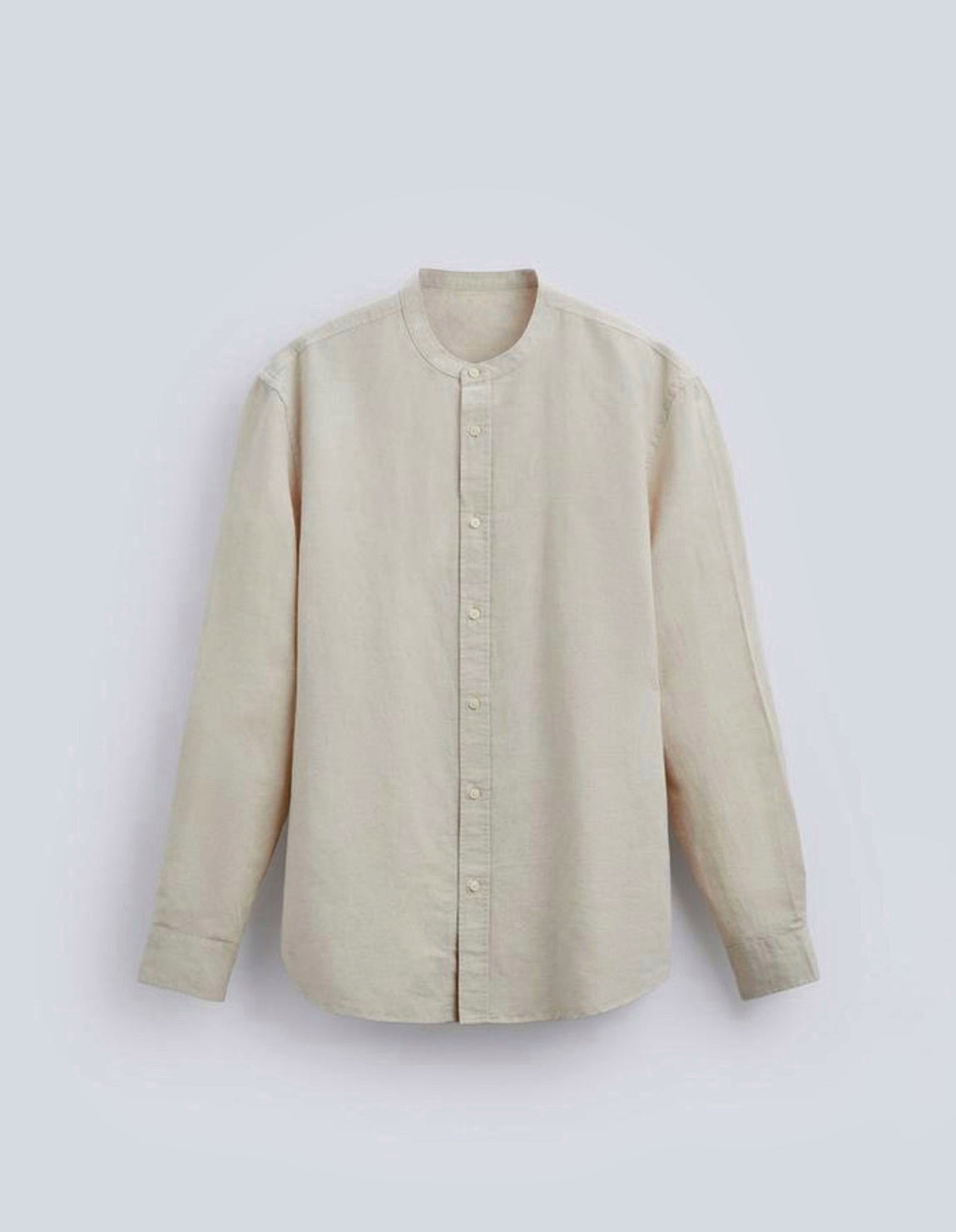 Crew neck Linen Shirt