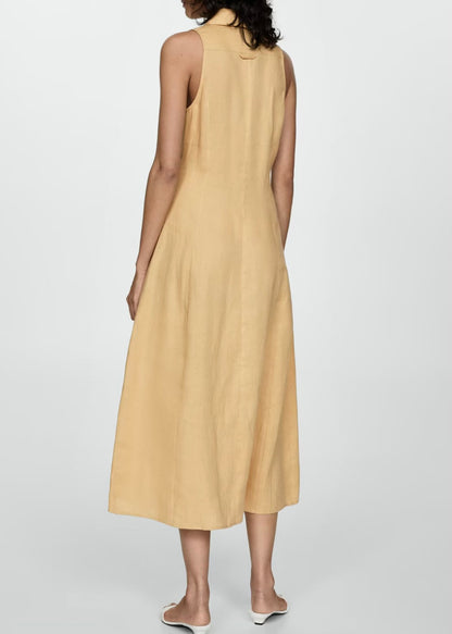 Linen Sleeveless Dress