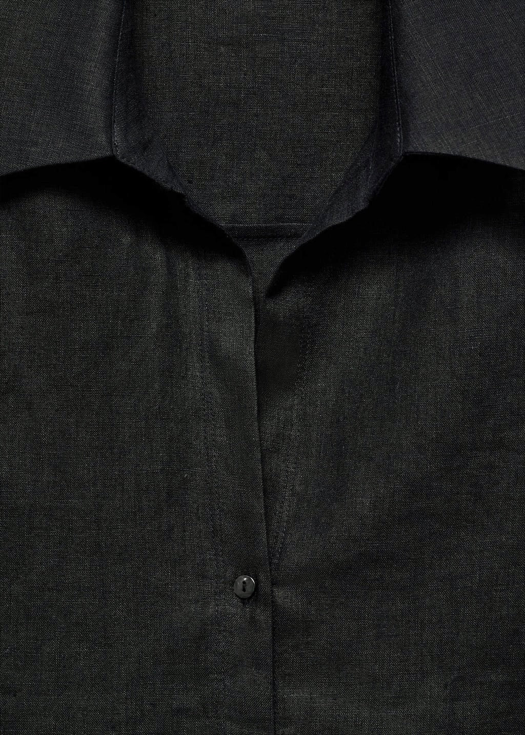 Black Linen Shirt