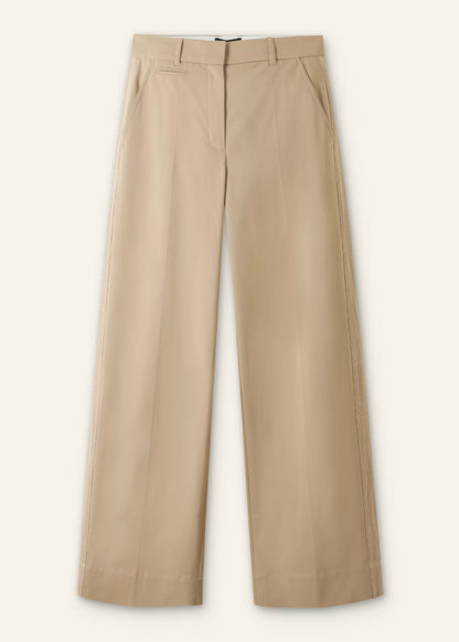 Beige Tailored Trousers