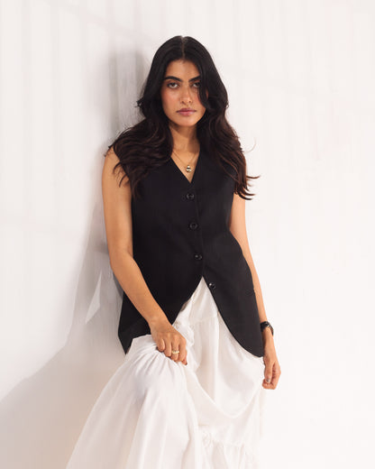 Swan long waistcoat