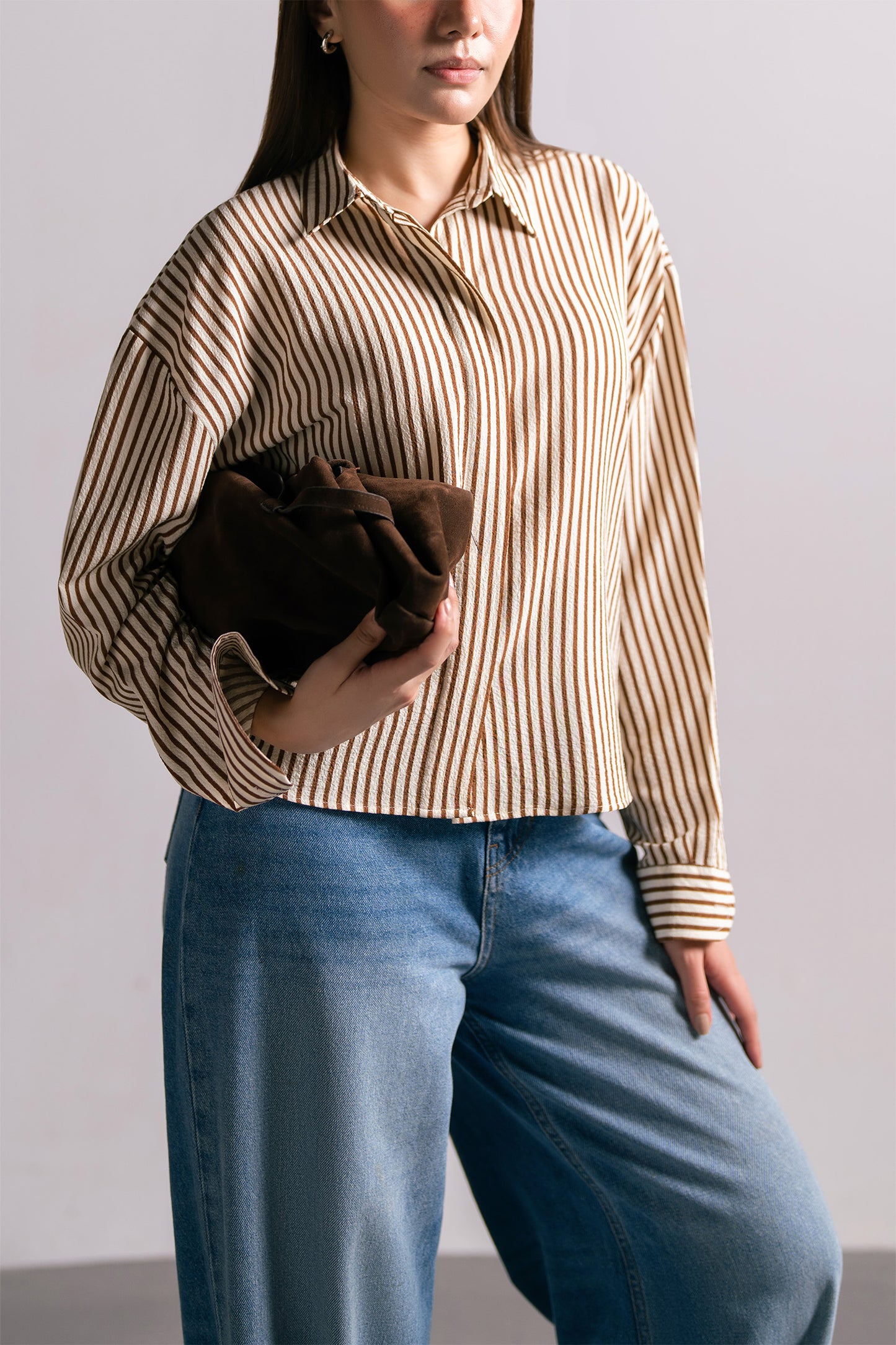 Coco Stripped Button Down