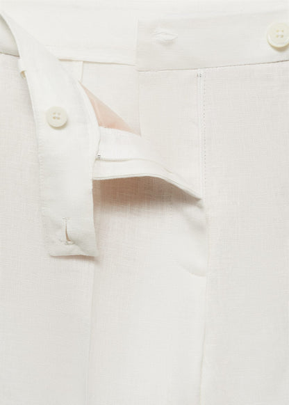 Creme Tailored Pants