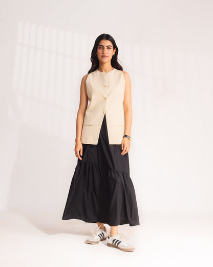 Crewneck waistcoat