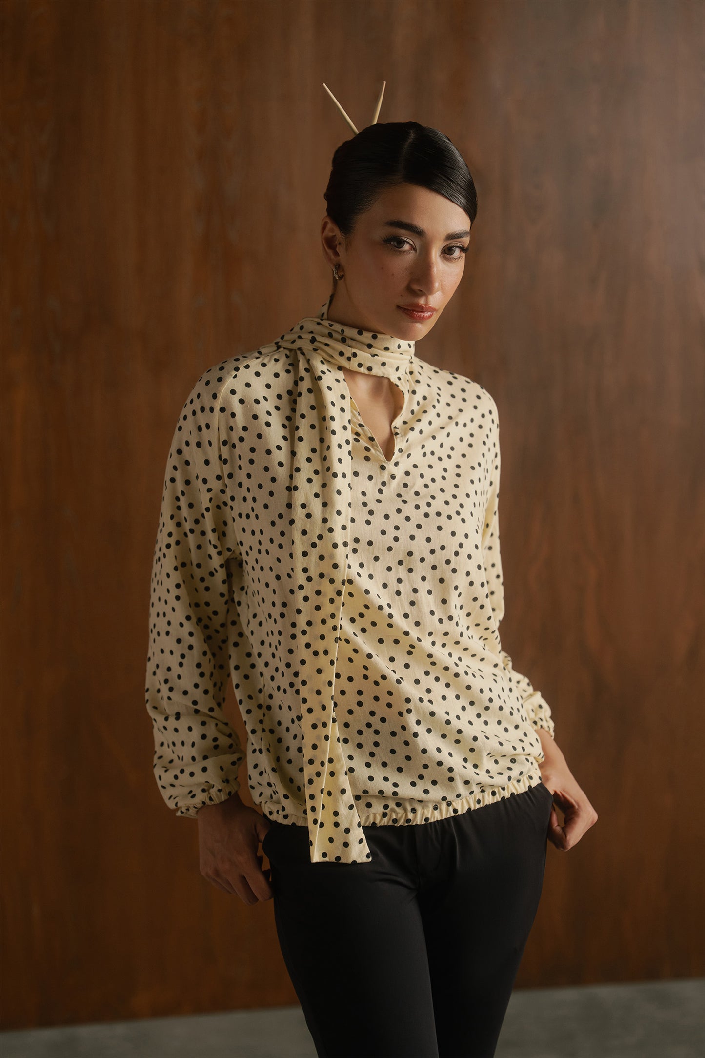 Marilyn Polka Top