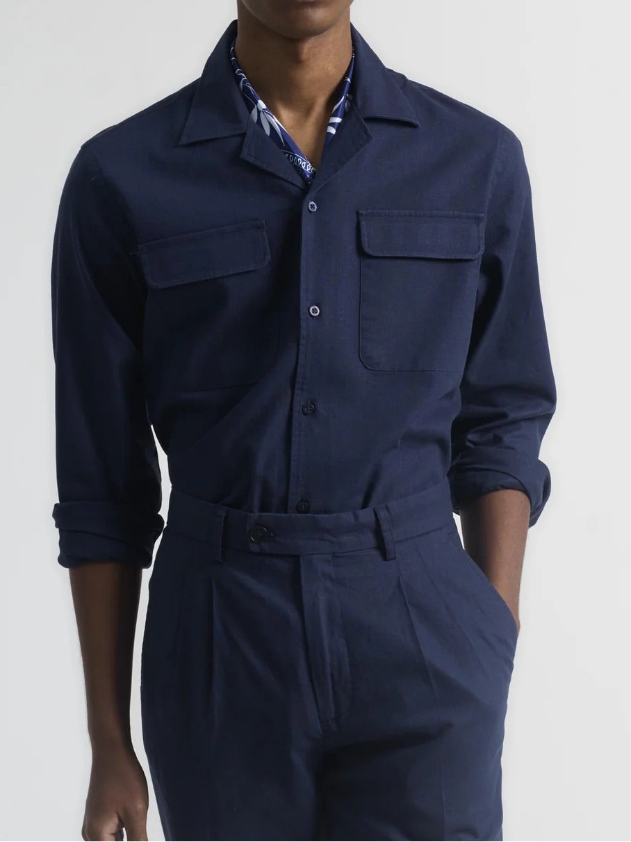 Navy Linen Coordset