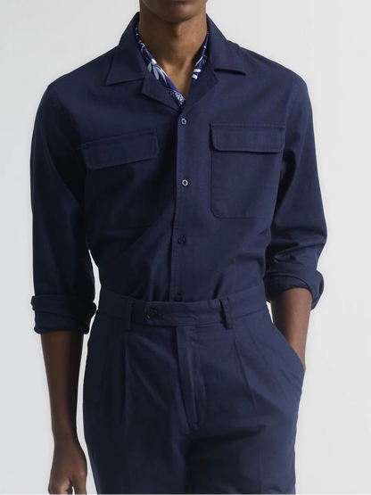 Navy Linen Coordset